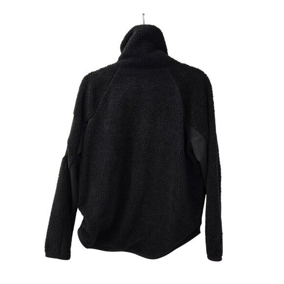 Nike Teddy Pullover Mock Neck Jacket Size Medium - Picture 2 of 7